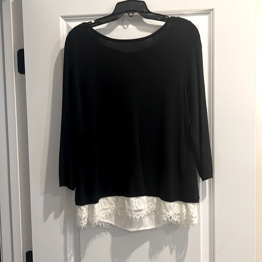 WHBM Black Sweater